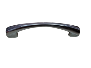 Classic Curved Chrome Zinc Cabinet Handle