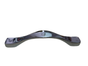 Wave Curve Chrome Zinc Cabinet Handle