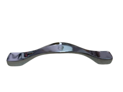 Wave Curve Chrome Zinc Cabinet Handle