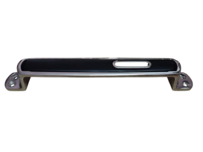 Modern Chrome Zinc Cabinet Handle with Accent Slot